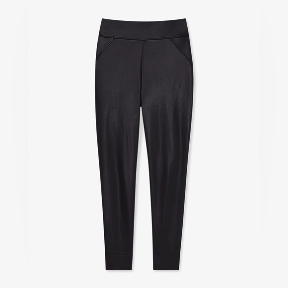 M.M.Lafleur The Harrington Legging - Vegan Stretch Leather in Black - Picture 3 of 5
